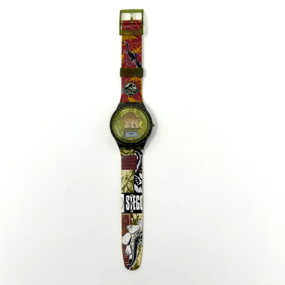 1997 Burger King Jurassic Park Lost World Watch Lot Dino Eye 3-D Stego Boxed